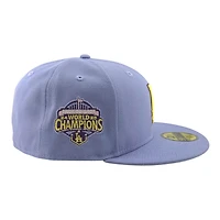 Los Angeles Dodgers Lavender 2024-25 Back to Champions Patch Gray UV New Era 59FIFTY Fitted Hat