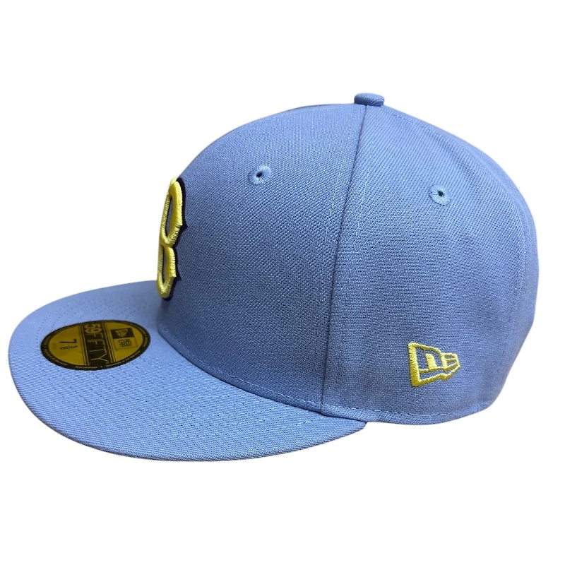 Boston Red Sox Lavender Fenway Park Patch Gray UV New Era 59FIFTY Fitted Hat