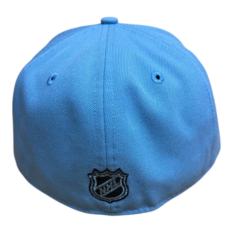 Utah Mammoth Mountain Blue Primary Logo with Gray UV New Era 59FIFTY Fitted Hat