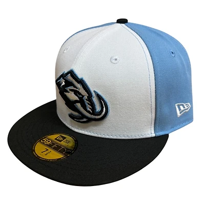 Utah Mammoth Tricolor Primary Logo with Gray UV New Era 59FIFTY Fitted Hat