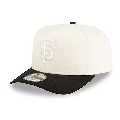 San Francisco Giants Chrome and Black New Era 9FIFTY A-Frame Snapback Hat