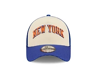 New York Knicks 2025-26 City Edition New Era A-Frame 9FORTY Snapback Hat