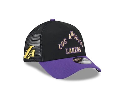 Los Angeles Lakers 2025-26 City Edition New Era A-Frame 9FORTY Snapback Hat