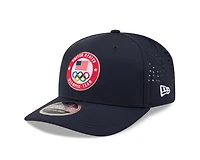 USA Olympic Team Navy New Era 9SEVENTY Adjustable Hat