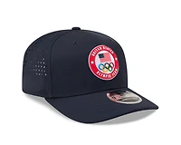 USA Olympic Team Navy New Era 9SEVENTY Adjustable Hat