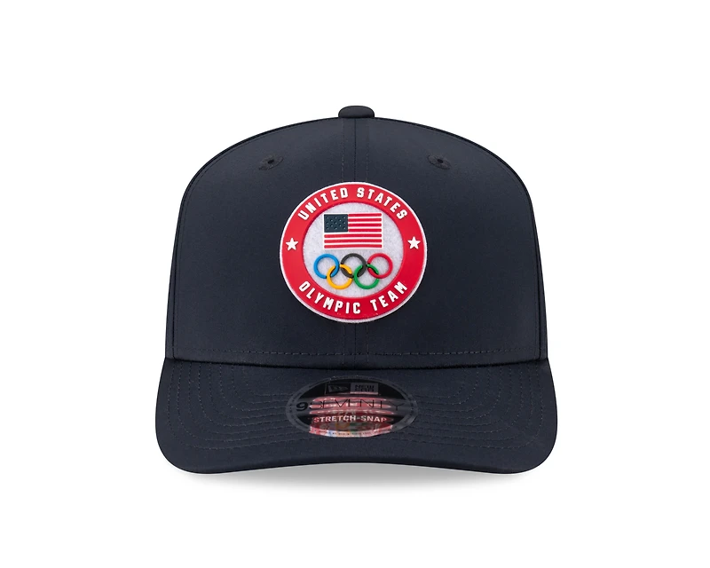 USA Olympic Team Navy New Era 9SEVENTY Adjustable Hat