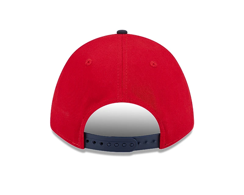 St. Louis Cardinals Red and Navy Arch New Era 9FORTY M-Crown A-Frame Adjustable Hat