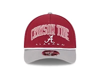 Alabama Crimson Tide Crimson and Gray Arch New Era 9FORTY M-Crown A-Frame Adjustable Hat