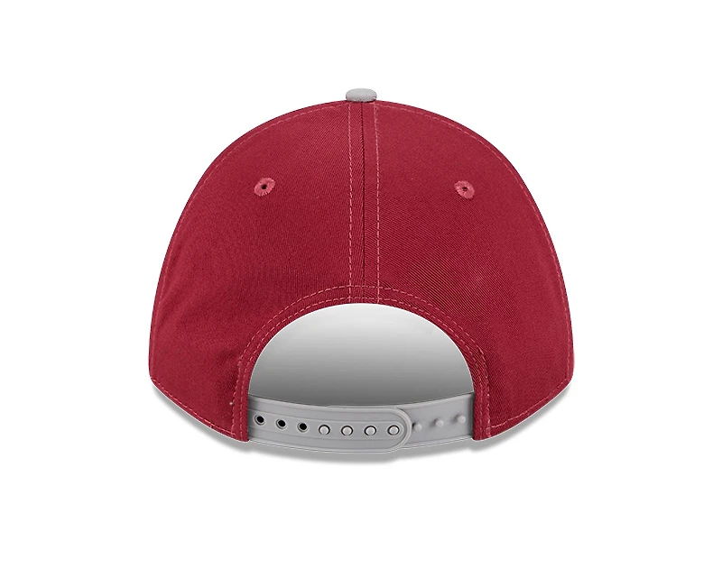 Alabama Crimson Tide Crimson and Gray Arch New Era 9FORTY M-Crown A-Frame Adjustable Hat