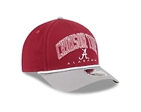 Alabama Crimson Tide Crimson and Gray Arch New Era 9FORTY M-Crown A-Frame Adjustable Hat