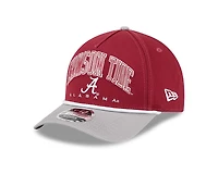 Alabama Crimson Tide Crimson and Gray Arch New Era 9FORTY M-Crown A-Frame Adjustable Hat