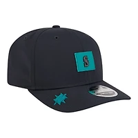 Seattle Mariners Navy 2026 Clubhouse New Era 9SEVENTY Stretch Snapback Hat