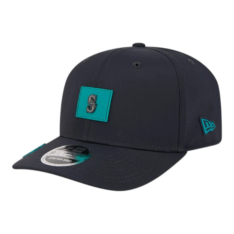 Seattle Mariners Navy 2026 Clubhouse New Era 9SEVENTY Stretch Snapback Hat