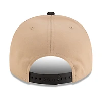 San Diego Padres Camel Brown and Black with Red Rose Side Patch New Era 9FIFTY A-Frame Snapback Hat