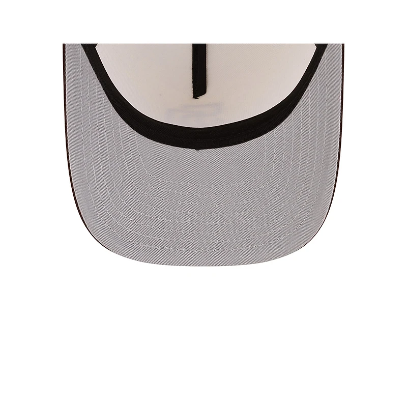 San Diego Padres Chrome and Burnt Wood Brown New Era 9FIFTY A-Frame Snapback Hat