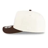 San Diego Padres Chrome and Burnt Wood Brown New Era 9FIFTY A-Frame Snapback Hat