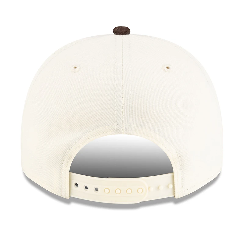 San Diego Padres Chrome and Burnt Wood Brown New Era 9FIFTY A-Frame Snapback Hat