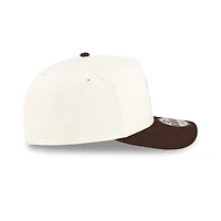 San Diego Padres Chrome and Burnt Wood Brown New Era 9FIFTY A-Frame Snapback Hat