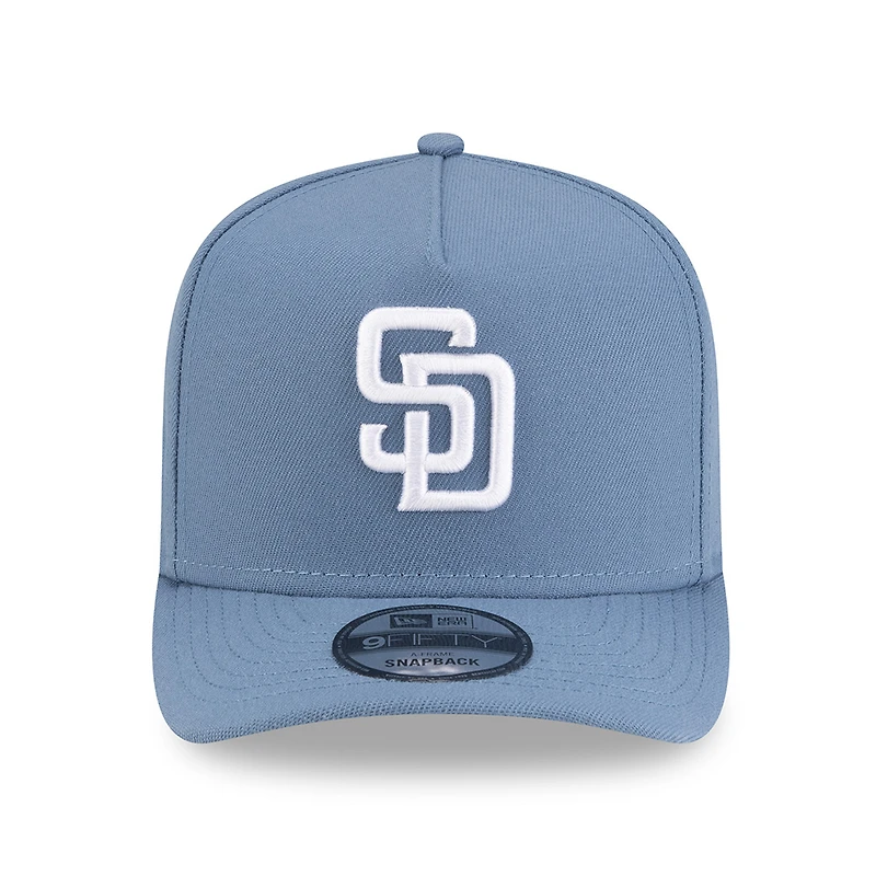 San Diego Padres Faded Blue New Era 9FIFTY A-Frame Snapback Hat