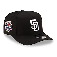 San Diego Padres Black 40th Anniversary Patch Pink UV New Era 9FIFTY A-Frame Snapback Hat