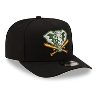 Oakland Athletics Black Stomper Logo New Era 9FIFTY A-Frame Snapback Hat