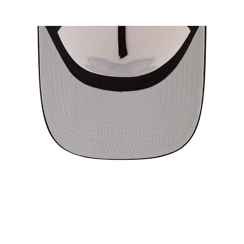 Oakland Athletics Chrome and Black Stomper 2Tone New Era 9FIFTY A-Frame Snapback Hat