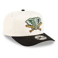 Oakland Athletics Chrome and Black Stomper 2Tone New Era 9FIFTY A-Frame Snapback Hat