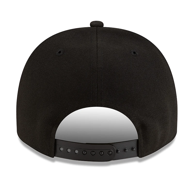 New York Yankees Black and White with Rose Logo New Era 9FIFTY A-Frame Snapback Hat