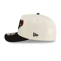 New York Yankees Chrome and Black with Rose Logo New Era 9FIFTY A-Frame Snapback Hat