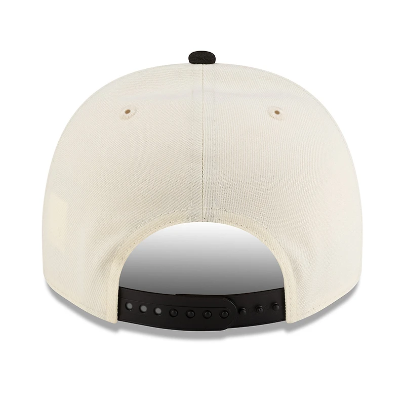 New York Yankees Chrome and Black with Rose Logo New Era 9FIFTY A-Frame Snapback Hat