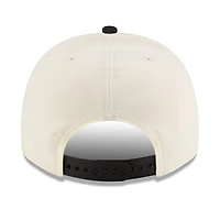 New York Yankees Chrome and Black with Front Rose New Era 9FIFTY A-Frame Snapback Hat