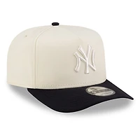 New York Yankees Chrome and Navy New Era 9FIFTY A-Frame Snapback Hat