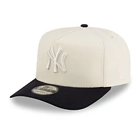 New York Yankees Chrome and Navy New Era 9FIFTY A-Frame Snapback Hat