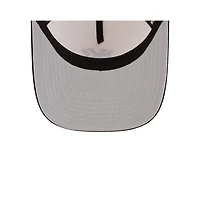 New York Yankees Chrome and Black 2Tone New Era 9FIFTY A-Frame Snapback Hat