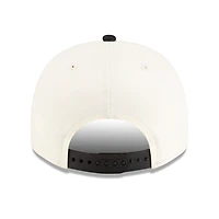 New York Yankees Chrome and Black 2Tone New Era 9FIFTY A-Frame Snapback Hat