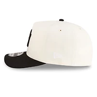 New York Yankees Chrome and Black 2Tone New Era 9FIFTY A-Frame Snapback Hat
