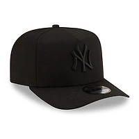 New York Yankees Black on Black New Era 9FIFTY A-Frame Snapback Hat