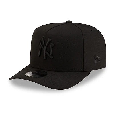 New York Yankees Black on Black New Era 9FIFTY A-Frame Snapback Hat