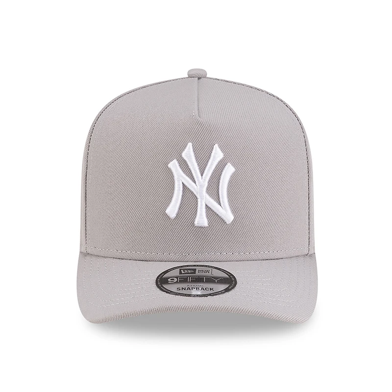 New York Yankees Gray New Era 9FIFTY A-Frame Snapback Hat