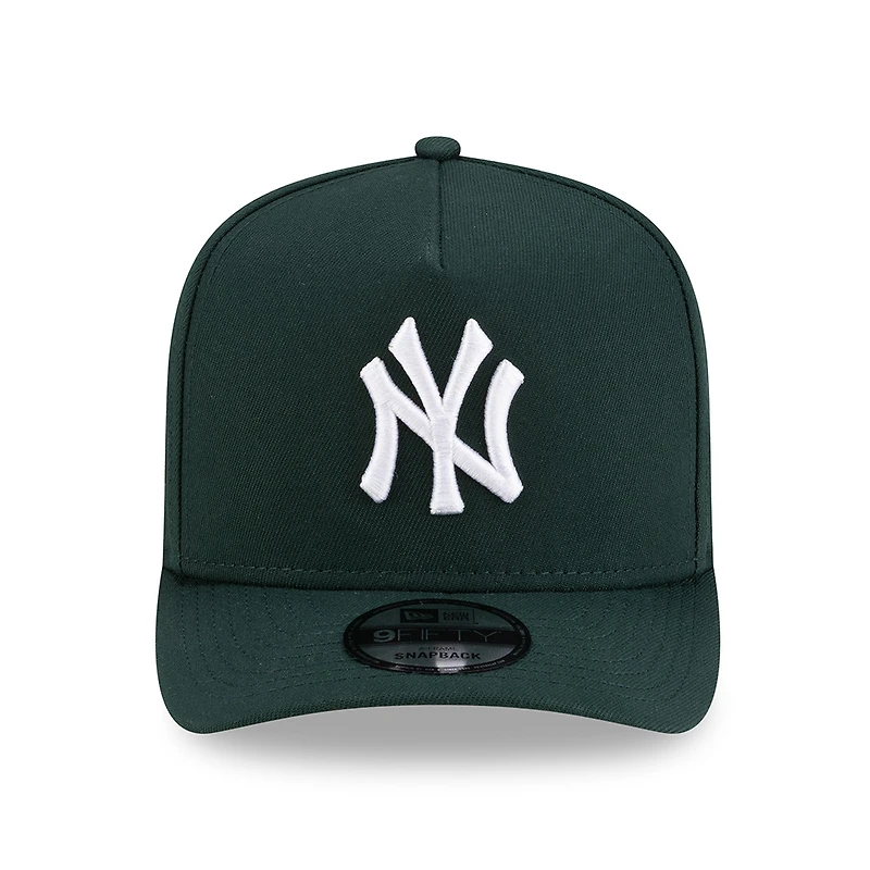 New York Yankees Dark Green New Era 9FIFTY A-Frame Snapback Hat