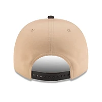 New York Yankees Camel Brown and Black Red Rose Side Patch New Era 9FIFTY A-Frame Snapback Hat