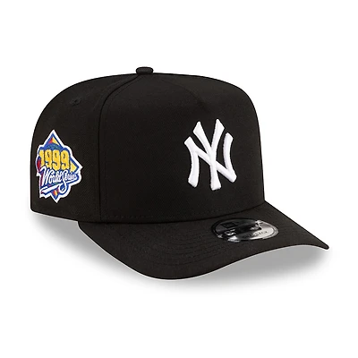 New York Yankees Black 1999 World Series Patch Pink UV New Era 9FIFTY A-Frame Snapback Hat
