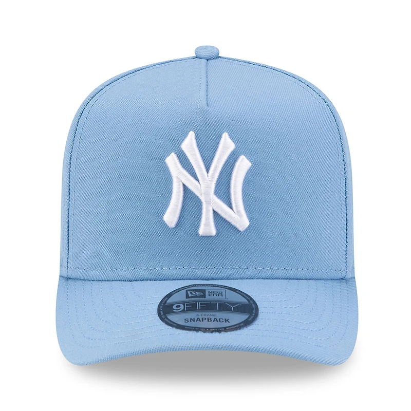 New York Yankees Sky Blue New Era 9FIFTY A-Frame Snapback Hat