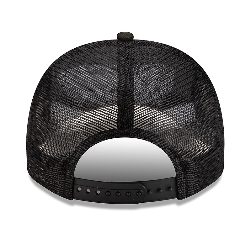 New York Yankees Black and White Trucker Mesh New Era 9FIFTY A-Frame Snapback Hat
