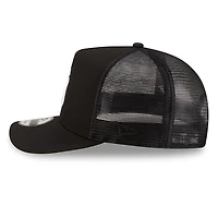 New York Yankees Black and White Trucker Mesh New Era 9FIFTY A-Frame Snapback Hat