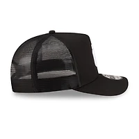 New York Yankees Black and White Trucker Mesh New Era 9FIFTY A-Frame Snapback Hat