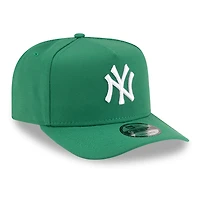 New York Yankees Kelly Green and White New Era 9FIFTY A-Frame Snapback Hat