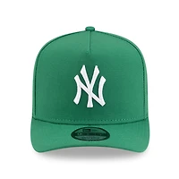 New York Yankees Kelly Green and White New Era 9FIFTY A-Frame Snapback Hat