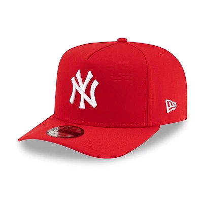 New York Yankees Scarlet Red and White New Era 9FIFTY A-Frame Snapback Hat
