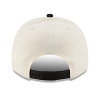 Los Angeles Dodgers Chrome and Black Silver Heart 40th Anniversary Patch New Era 9FIFTY A-Frame Snapback Hat